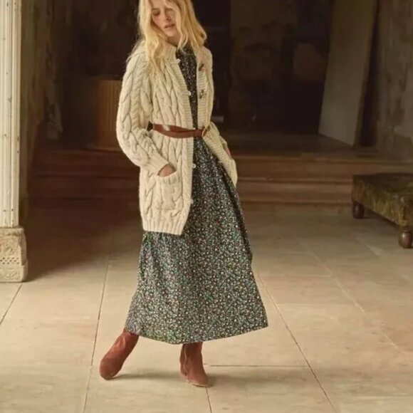 Doen Everly Dress |  Black Montpelier Floral | M | EUC - Picture 7 of 14